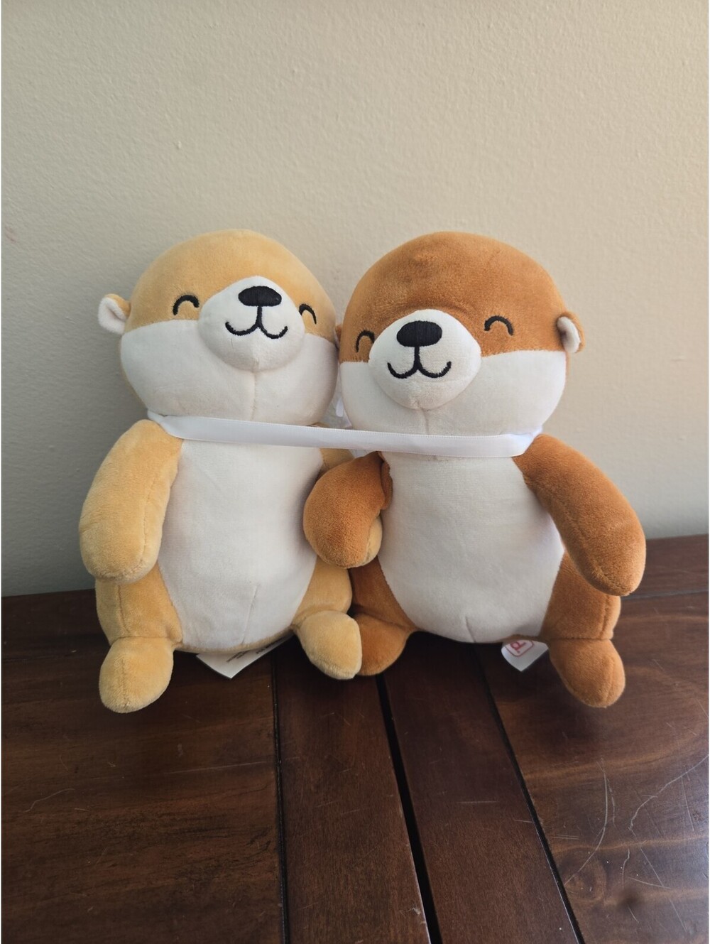 Frankford Target Otter Date Night Plush Valentine's Day Plush Holding Hands 7"